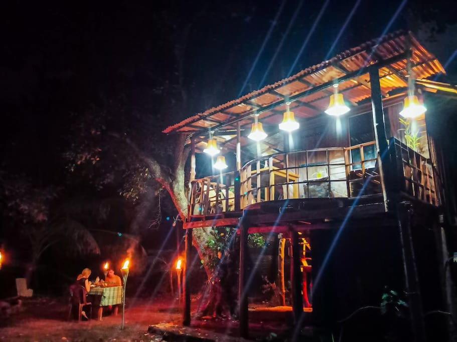 Experience The Comforts Of An Amazing Treehouse Сигирия Экстерьер фото